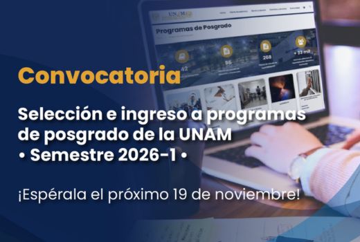 Convocatoria de ingreso a Programas de Posgrado