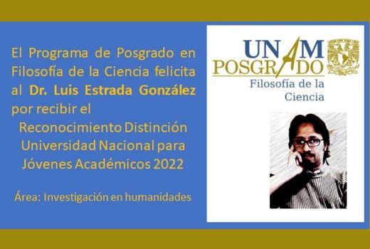 Reconocimiento Distinción Universidad Nacional para jóvenes Académicos 2022