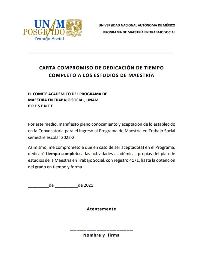 Formato_Carta_Compromiso – PROGRAMA DE MAESTRÍA EN TRABAJO SOCIAL